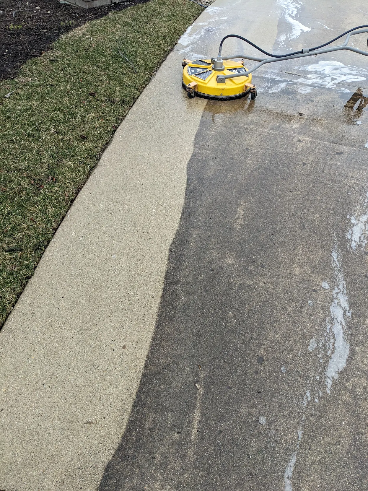 Pressure washing job completed in Champaign County, IL